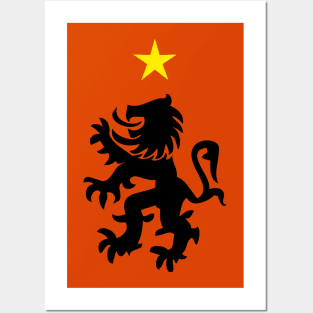 Netherlands With One Star Posters and Art